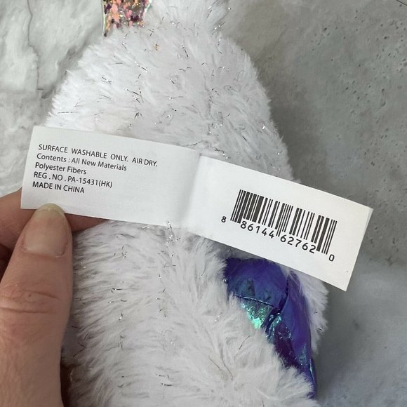 Barbie Dreamtopia Kiss & Care Unicorn Plush Stuffed Toy Sounds Work - Picture 8 of 8